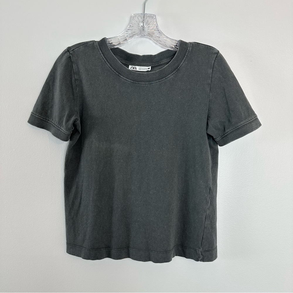 Zara Charcoal Knit Small Top